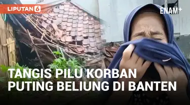 Angin Puting Beliung Terjang Lebak Banten, Puluhan Rumah Warga Rusak