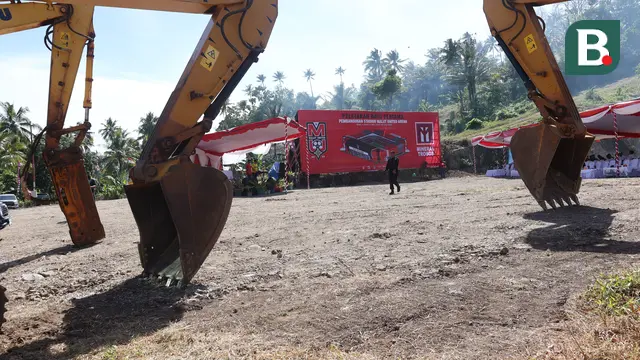 Peletakan Batu Pertama Stadion Malut United Arena di Sofifi, Maluku Utara