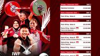 Jadwal Live Streaming IWF World Championship Saudi Arabia 2023 di Vidio Pekan Ini. (Sumber: dok. vidio.com)