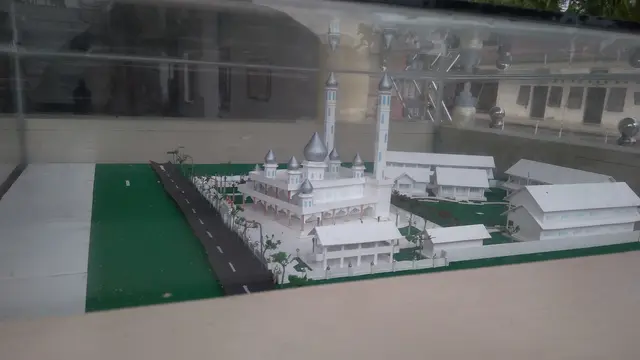 Master plan Masjid Gudang (Liputan6.com/Rino Abonita)