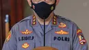 Kabareskrim Polri Komjen Pol Listyo Sigit Prabowo menyampaikan keterangan pers usai mengikuti uji kelayakan dan kepatutan calon Kapolri di Lobi Nusantara II, Kompleks Parlemen, Jakarta, Rabu (20/1/2021). Seluruh fraksi di Komisi III DPR setuju Listyo Sigit menjadi Kapolri. (Liputan6.com/Johan Tallo)