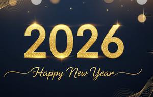 Ucapan Happy New Year 2026 (Ilustrasi AI)