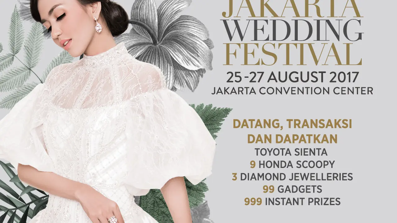 [Bintang] Nantikan Jakarta Wedding Festival 2017 pada 25-27 Agustus 2017