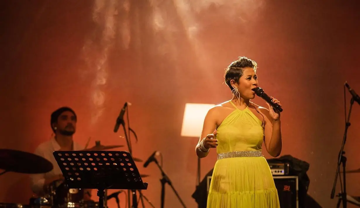 Sejumlah musisi seperti 5Petani, Sri Hanuraga feat. Dira hadir memeriahkan suasana. [Instagram @gaiamusicfest]