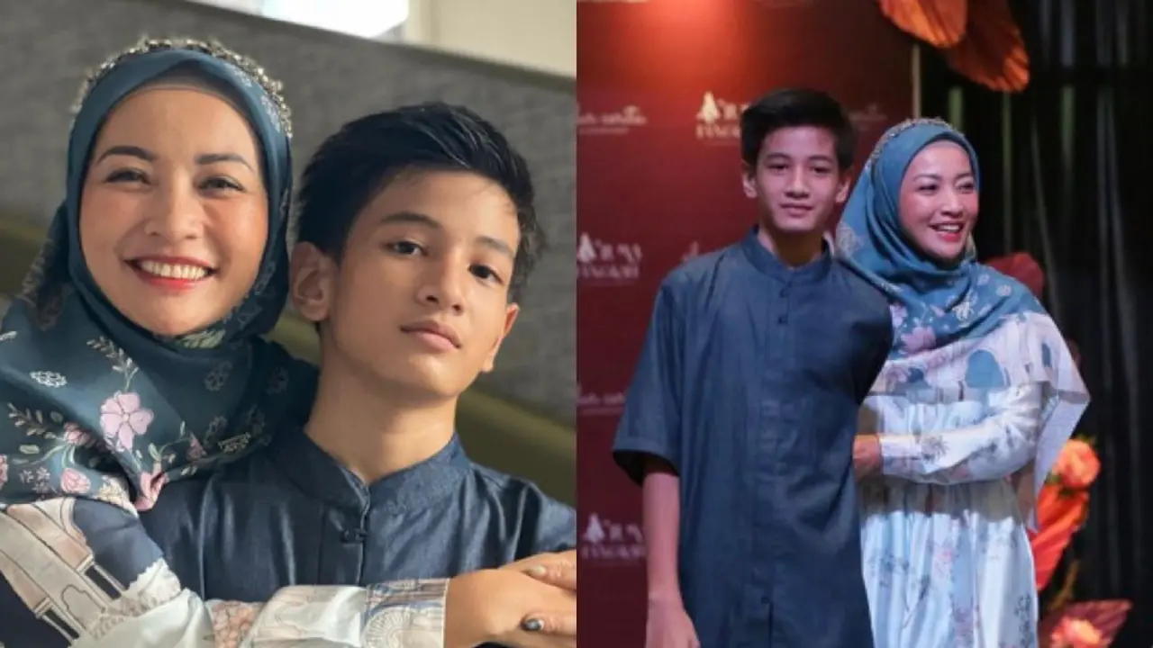 Hesti Purwadinata berkerudung bisa jadi inspirasi busana Lebaran