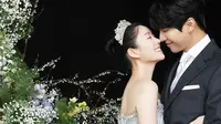 Potret Foto Wedding Lee Seung Gi dan Lee Da In (Sumber: Instagram/@xx_dain)