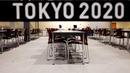 Selain kamar, kampung atlet Olimpiade Tokyo 2020 memiliki ruang makan berukuran besar dua lantai. Di dalamnya, tersedia sekitar 700 pilihan menu makanan untuk para atlet. (Foto: AFP/Behrouz Mehri)