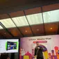 Country Marketing Manager Infinix Indonesia Sergio Ticoalu umumkan Infinix akan rilis TV pintar pertamanya di Indonesia. (Liputan6.com/Agustin Setyo Wardani)