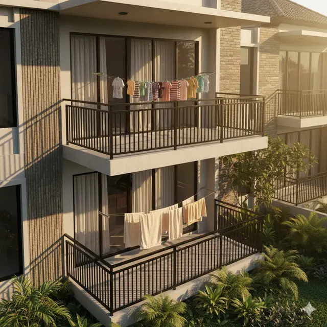 Inspirasi Rumah dengan Balkon Luas
