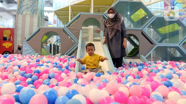 FOTO: Tempat Permainan Anak di Mal Sudah Mulai Beroperasi