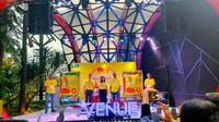 Dalam rangka merayakan World Cat Day yang berlangsung pada tanggal 8 Agustus, Me-O Indonesia mengadakan sebuah acara besar pada tanggal 12 Agustus 2023 di Avenue Of Star Lippo Mall Kemang. (dok. Liputan6.com/Farel Gerald)