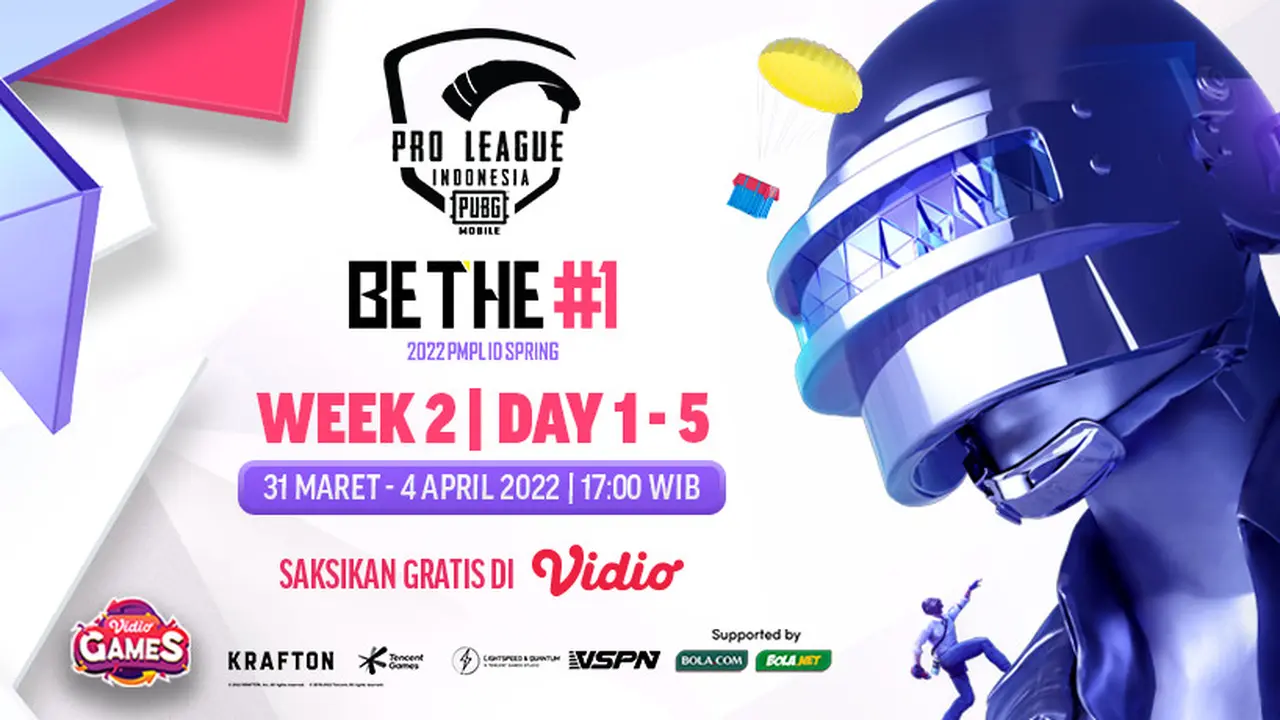 Saksikan Live Streaming PMPL ID Spring 2022 Matchweek 2 di Vidio