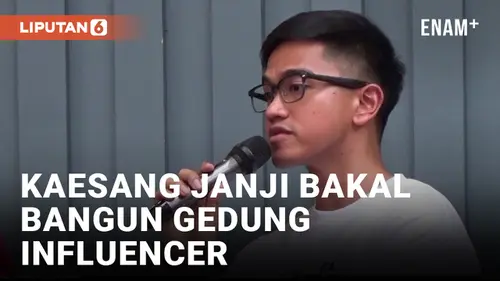VIDEO: Kaesang Janjikan Influencer Bikin Gedung Youth Center