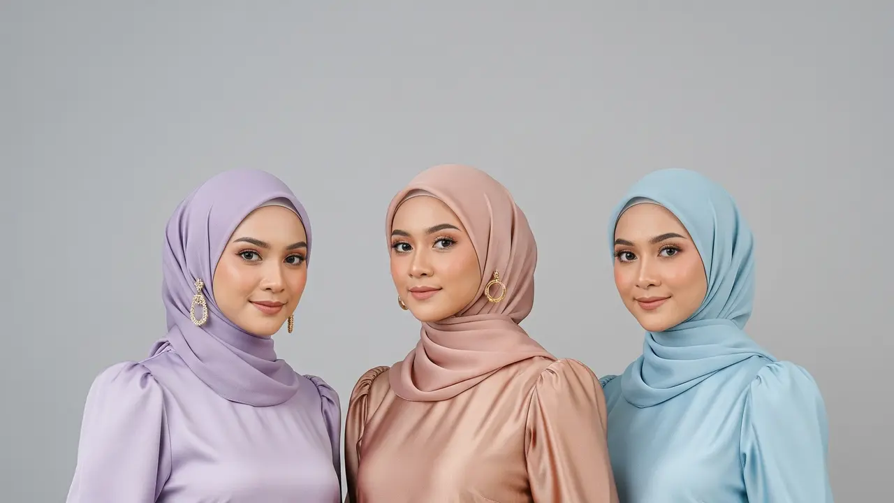 Model Dress Puff Sleeve Muslimah Formal Terbaik.