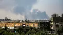 Otoritas Gaza juga mencatat ada 99 warga Palestina tewas dan lebih dari 650 orang terluka ketika mencoba mendapatkan bantuan kemanusiaan dalam 24 jam terakhir. (Eyad BABA/AFP)