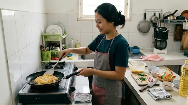 Cara Membuat Martabak Mie Telur Sederhana