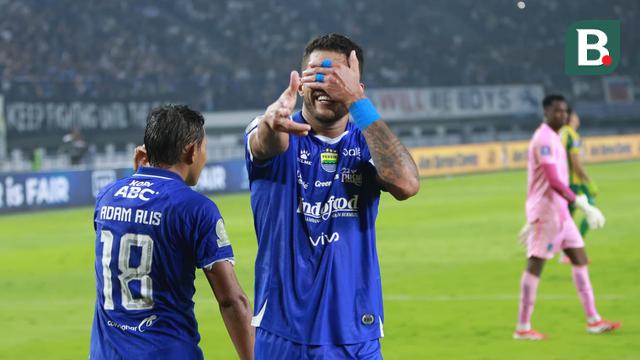 Foto: Berguninho Pemecah Kebuntuan Persib Bandung saat Jamu PSBS Biak di BRI Super League 2025/2026