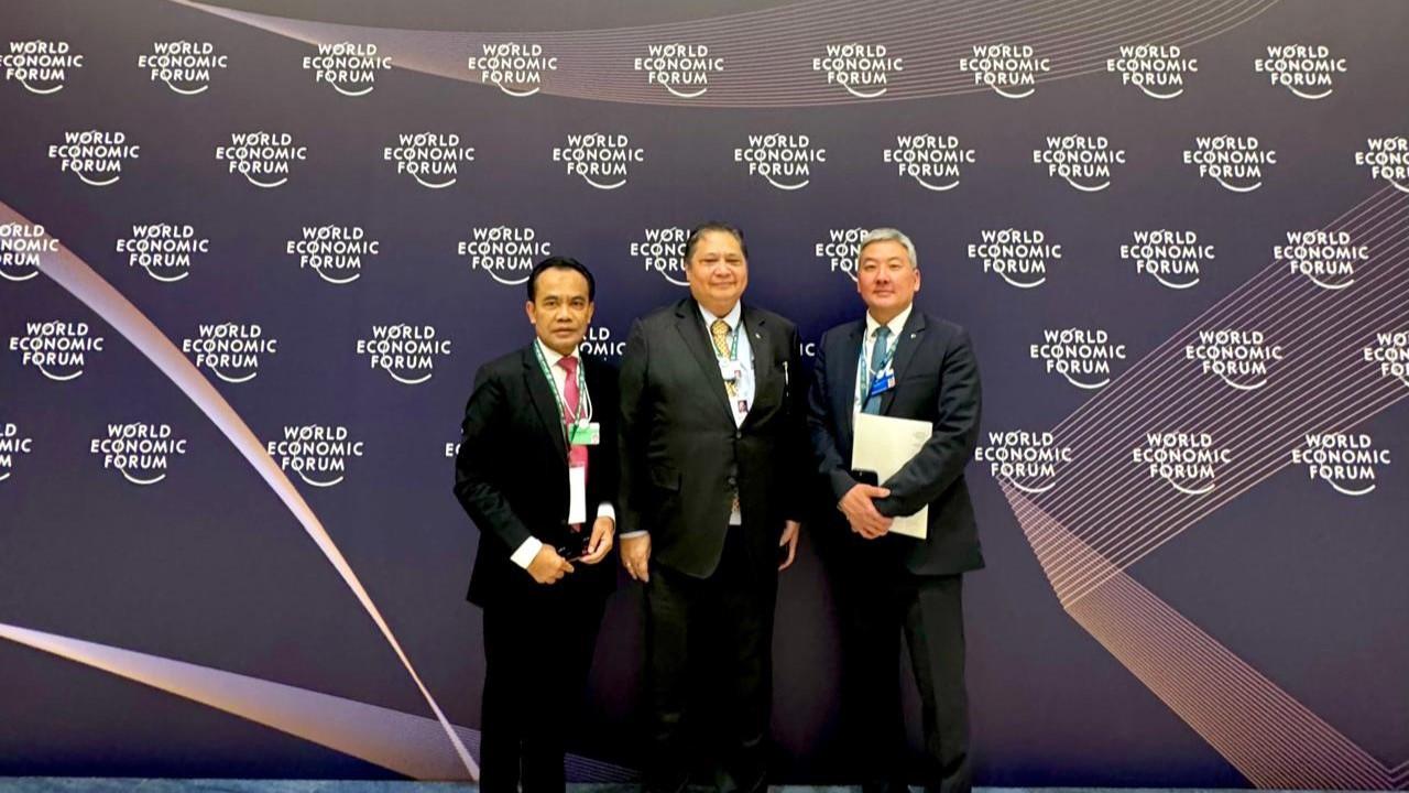 Menko Airlangga Tegaskan Pentingnya Kolaborasi ASEAN dan GCC di WEF 2024