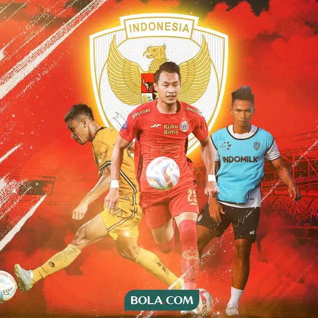 Timnas Indonesia - Osvaldo Haay, Hansamu Yama, Bagas Adi