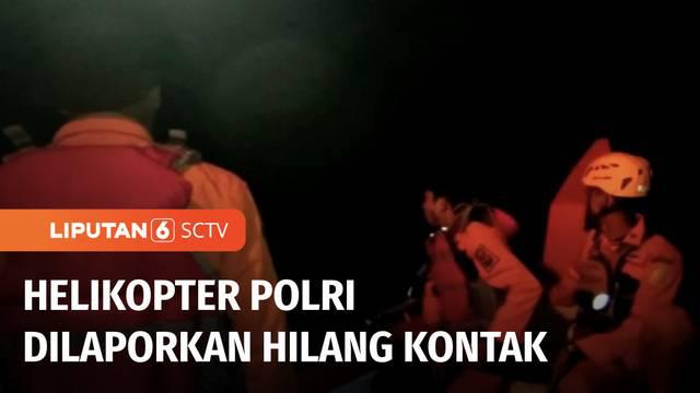 Helikopter polisi dengan nomor registrasi P-1103 dilaporkan mengalami situasi darurat dan belum diketahui keberadaannya. Tim SAR Gabungan sedang melakukan pencarian di sekitar Perairan Belitung Timur, Bangka Belitung, Minggu (27/11) malam.