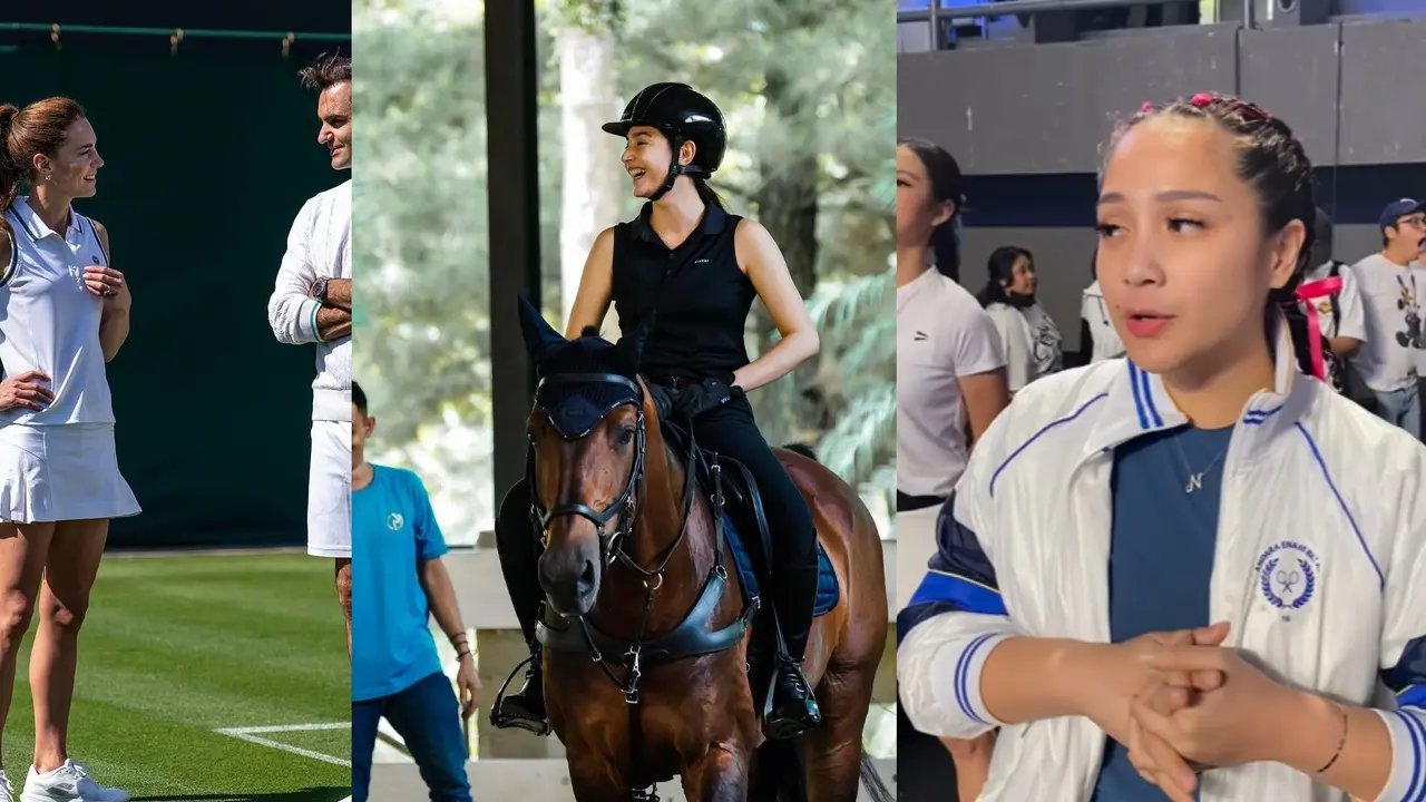 6 Gaya Modis Rambut Seleb Saat Olahraga, Mulai dari Kate Middleton hingga Nagita Slavina