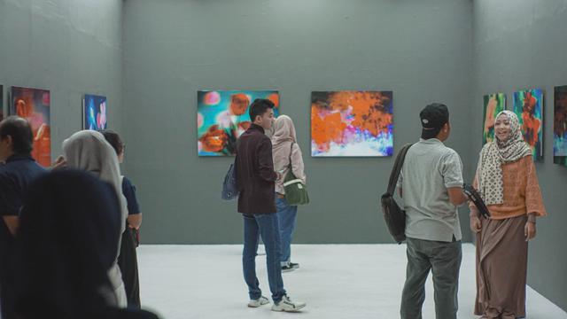 Ilustrasi pameran seni