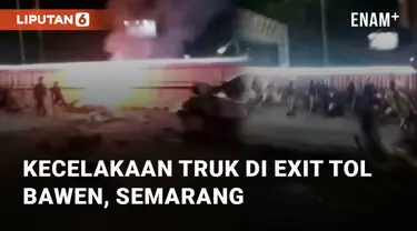 Beredar video terkait kecelakaan maut antara truk serta kendaraan lainnya. Kejadian mengenaskan tersebut terjadi di Exit Tol Bawen, Semarang (23/09/2023)