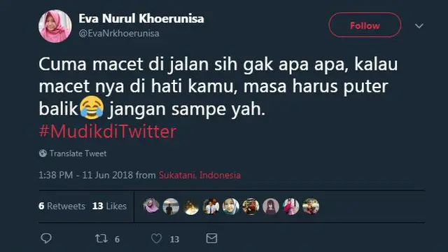 Kalau kamu nggak bisa mudik ke kampung halaman, mungkin 'mudik di Twitter' bisa jadi obat rindu.