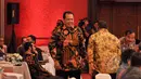 Mantan Menteri Perekonomian, Chairul Tanjung saat menghadiri acara International Conferencen Terrorisn & ISIS di Jiexpo Jakarta, Senin (23/3/2015). (Liputan6.com/Faizal Fanani)