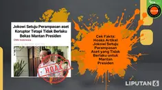 Deretan Hoaks Iringi RUU Perampasan Aset, Simak Faktanya
