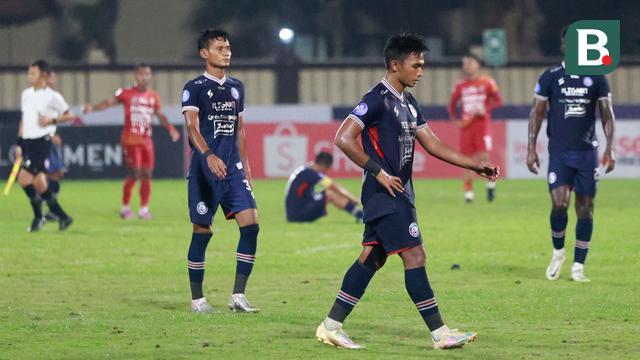 Foto: Lawan 10 Pemain Bali United, Arema FC Tumbang di BRI Liga 1