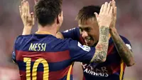 Lionel Messi - Neymar (AFP Photo/ Gerard Julien)