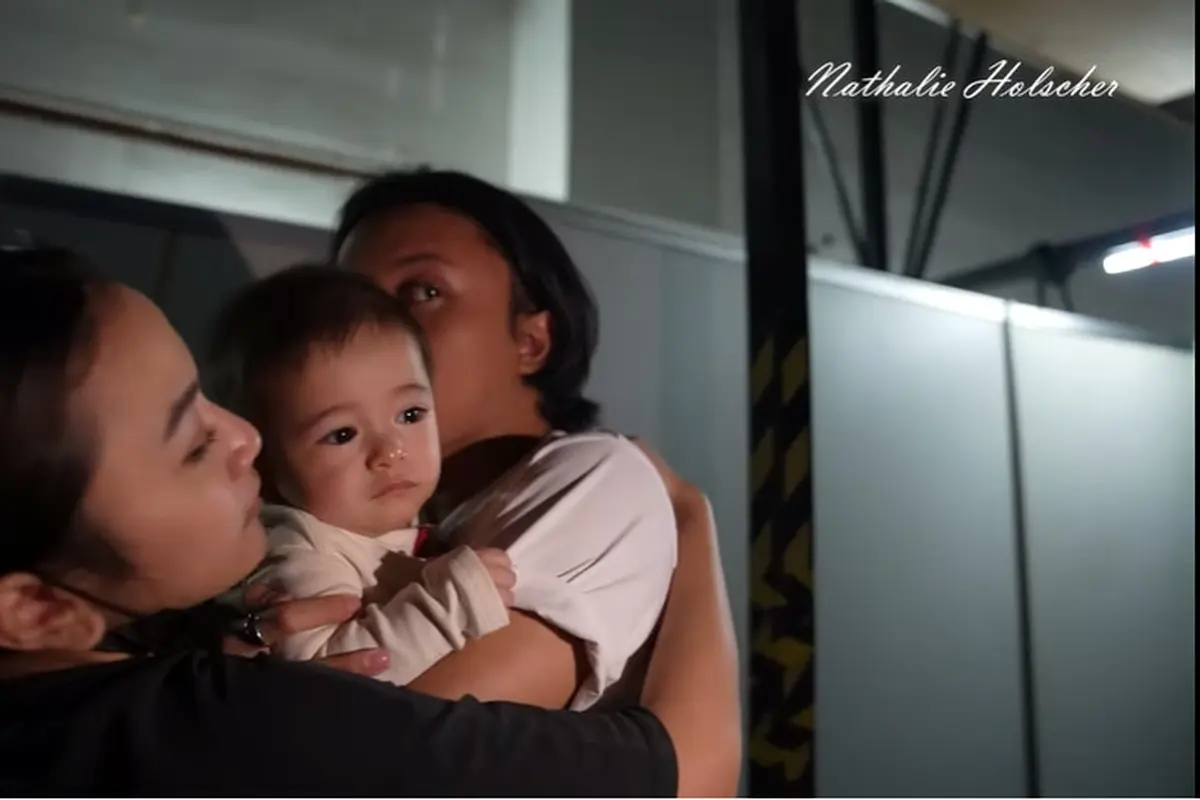 [Fimela] Rizky Febian dan Baby Adzam