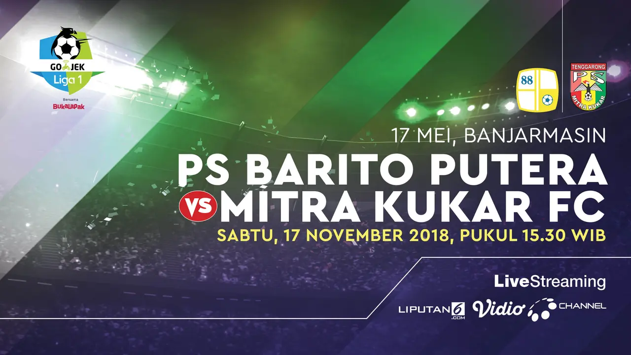 Prediksi PS Barito putera vs mitra Kukar FC