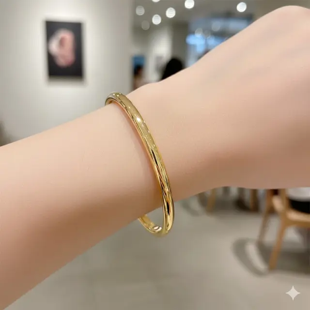 Model Gelang Emas 2 Gram Tanpa Kunci Sambungan untuk Tampil Praktis dan Stylish