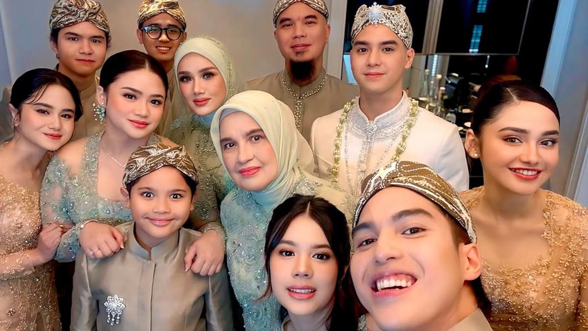 6 Detail Kebaya Tiara Savitri, Anggunnya Putri Mulan Jameela di Pernikahan Al Ghazali