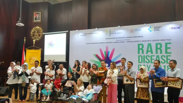 Peringatan Hari Penyakit Langka atau Rare Disease Day 2018 di RS Ciptomangunkusumo Jakarta.