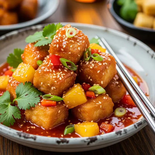 Tahu Crispy Asam Manis
