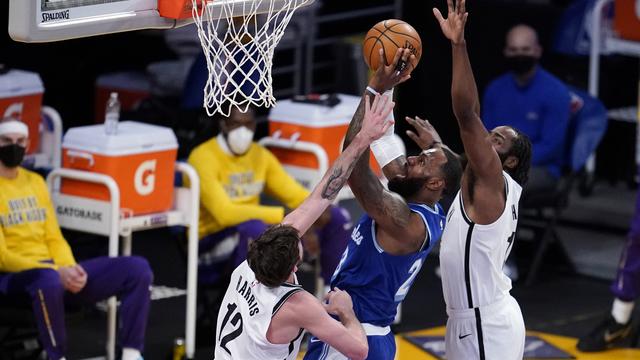 Los Angeles Lakers Vs Brooklyn Nets.