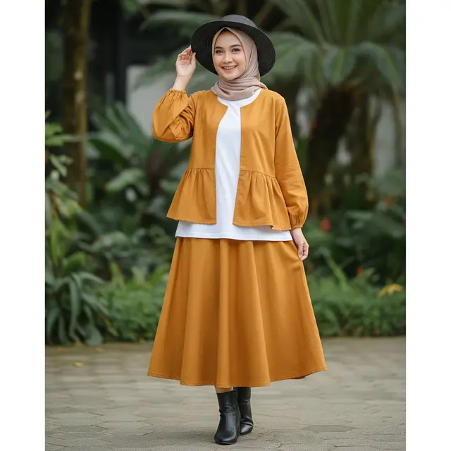 Model Baju Setelan Wanita Terbaru. Foto: Gemini