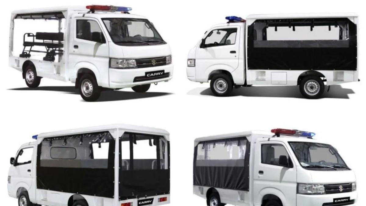 Suzuki Carry di Indonesia untuk Antar MBG, di Filipina Jadi Mobil Patroli Polisi