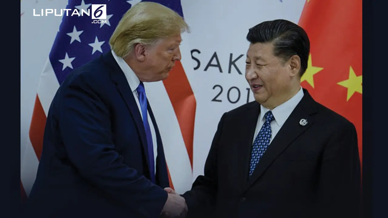 Banner Infografis Perang Dagang AS-China Segera Berakhir
