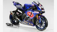 Tim World Superbike Yamaha resmi meluncurkan YZF-R1 dengan livery baru menyambut gelaran Superbike World Championship, Selasa (7/2). 