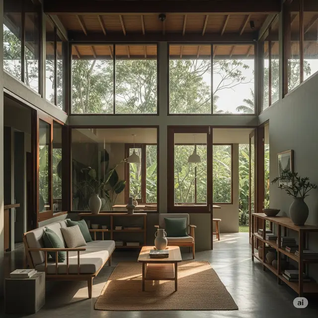 Desain Minimalis dengan Pencahayaan Alami