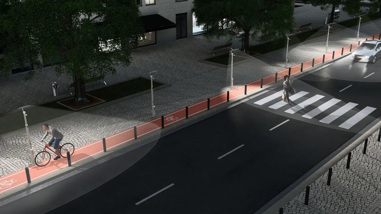 Lampu Penerangan Jalan Cerdas Buatan Jerman 