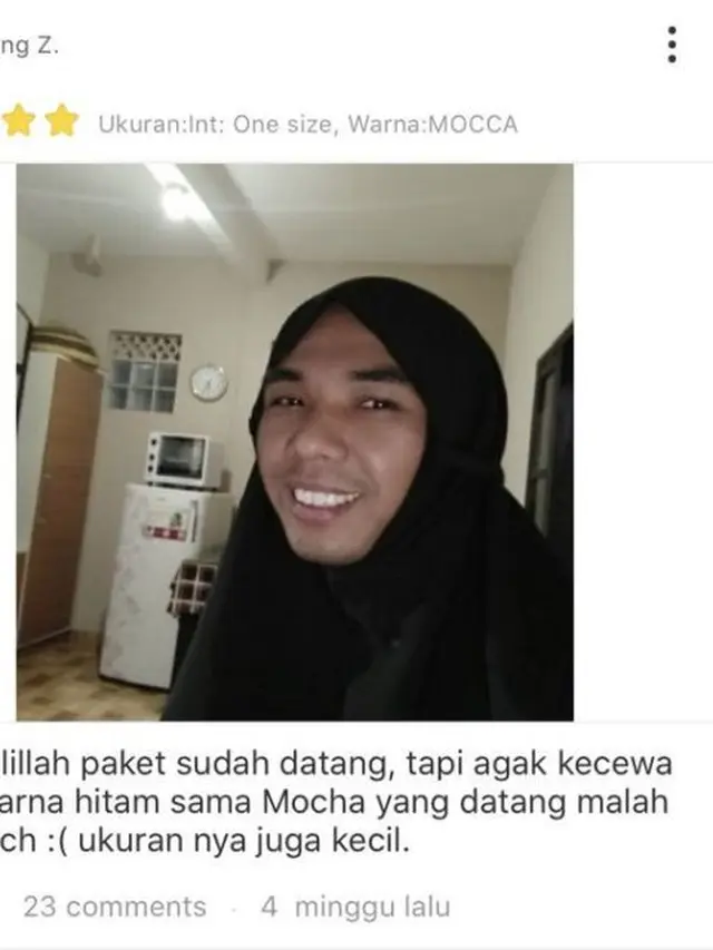 6 Ulasan Pembeli Pamer Ekspresi Wajah di Online Shop Ini Kocak