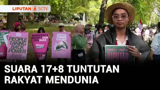Gelombang unjuk rasa menyuarakan tuntutan rakyat kepada Pemerintah, DPR, TNI, dan Polri tak berhenti di dalam negeri. Diaspora Indonesia di berbagai negara juga bergerak dan menggelar aksi massa.