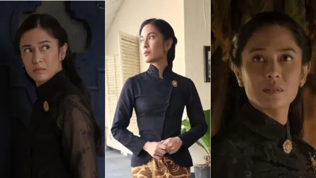 Kebaya Hitam Jeng Yah yang Diperankan Dian Sastrowardoyo di Gadis Kretek, dok. [Instagram/@hagaipakan]