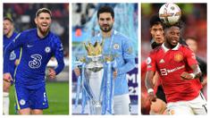 Musim 2022/2023 memang belum berjalan separuhnya, namun geliat transfer gratisan untuk musim depan (2023/2024) bakal telah dipersiapkan dengan matang oleh klub-klub peminat 7 pemain top Liga Inggris berikut yang akan berstatus bebas transfer alias gratisan. Ketujuh pemain tersebut akan berakhir kontraknya dengan klub pemilik pada akhir musim 2022/2023, dan sudah tak ada niatan untuk memperpanjangnya lagi. Siapa saja ketujuh pemain tersebut? Berikut daftar lengkapnya. (Kolase AFP)