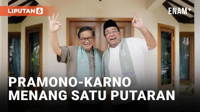 Pramono-Karno Deklarasi Menang Satu Putaran Pilkada DKI Jakarta